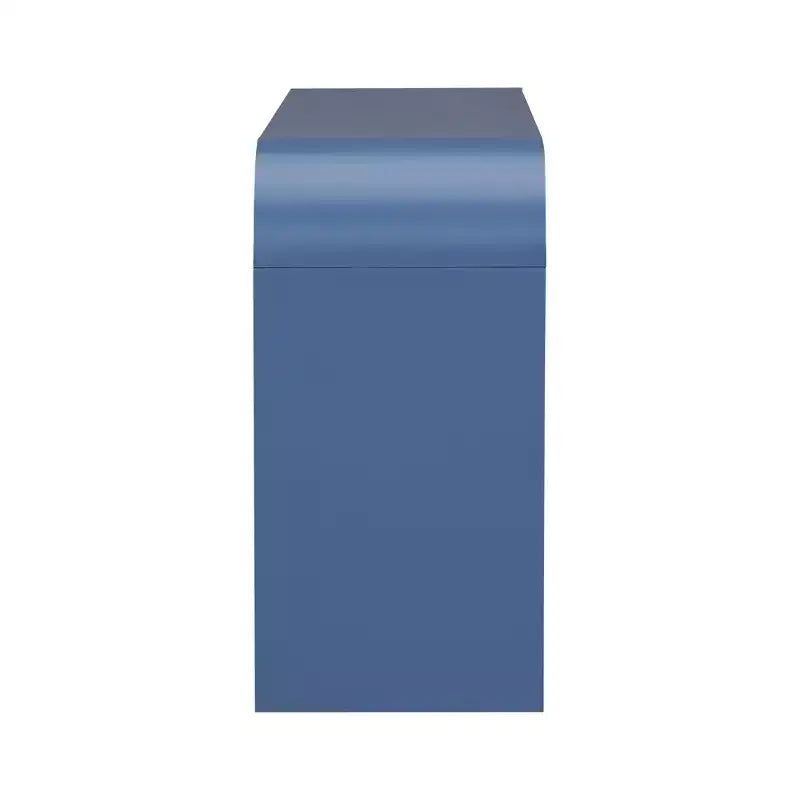 Tavolo consolle minimalista da 55.1W dal design americano, elegante e stretto, per ingresso o dietro il divano, con impiallacciatura in acacia