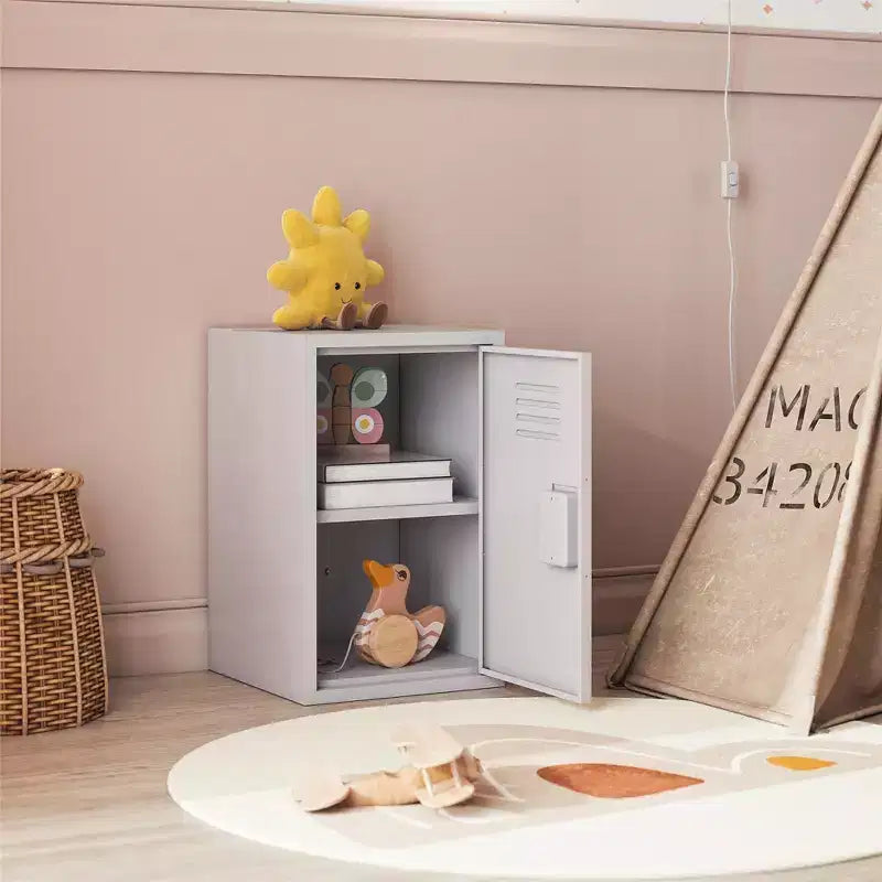 Kids Stackable Mini Metal Storage Locker