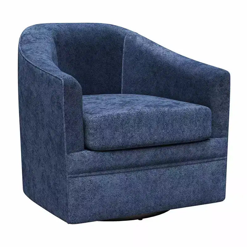 Poltrona girevole decorativa in classico stile scandinavo