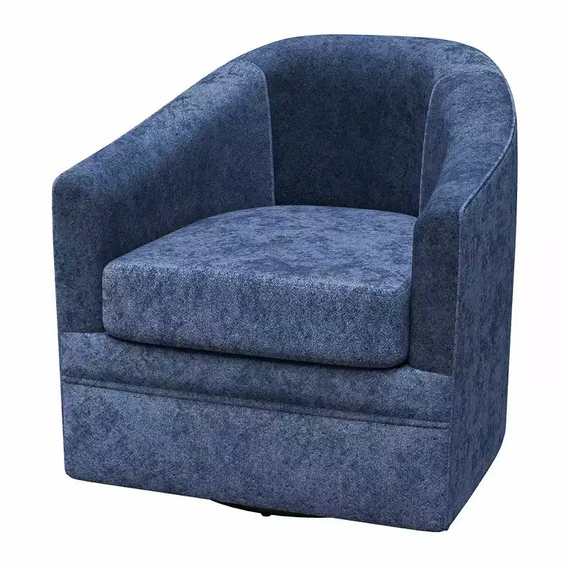 Poltrona girevole decorativa in classico stile scandinavo