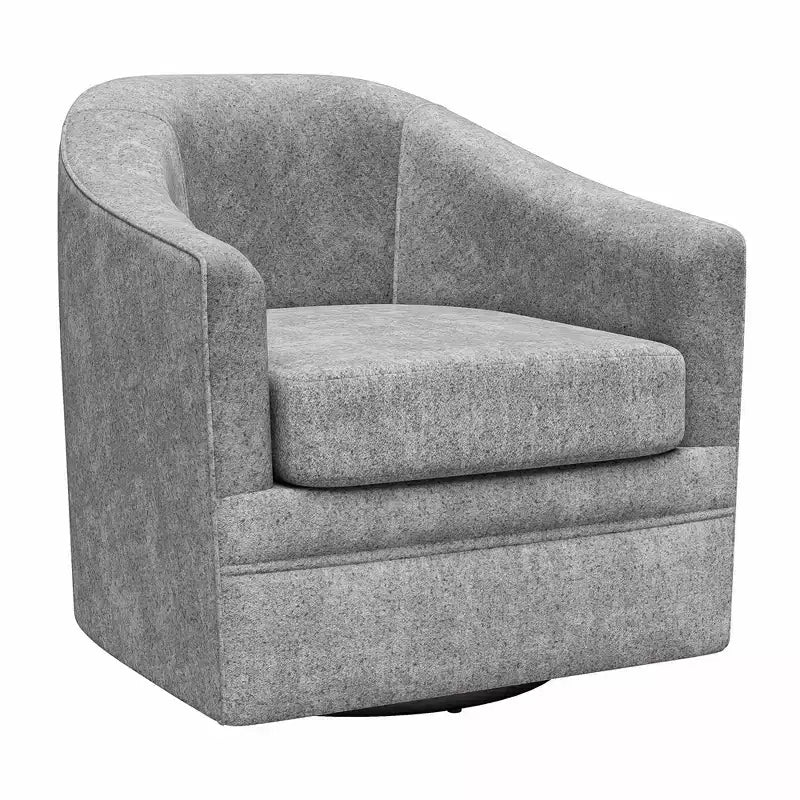 Poltrona girevole decorativa in classico stile scandinavo
