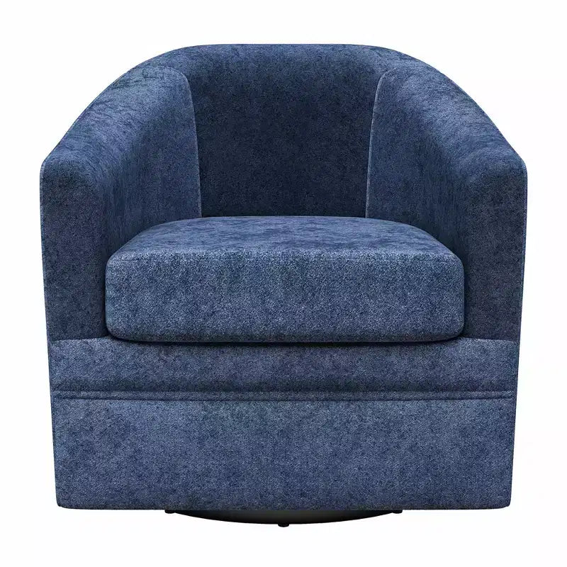 Poltrona girevole decorativa in classico stile scandinavo