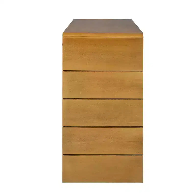 Tavolo da ingresso in legno con 2 cassetti, consolle contenitore rustica in stile rustico