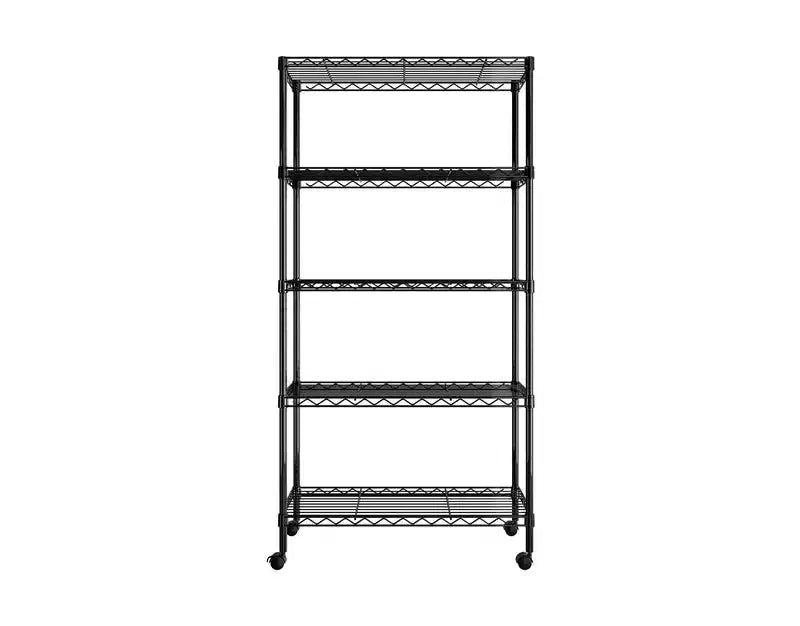 5-Tier Steel Wire Shelving System