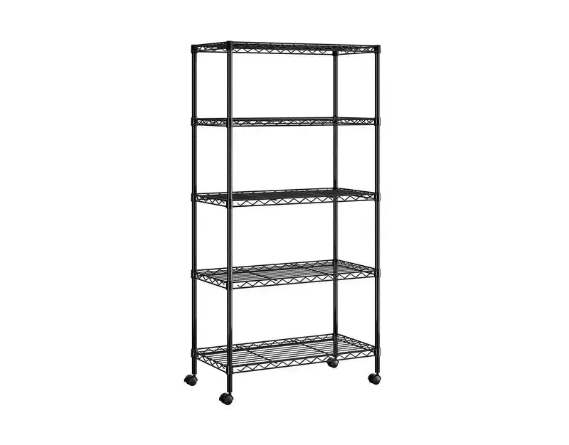 5-Tier Steel Wire Shelving System