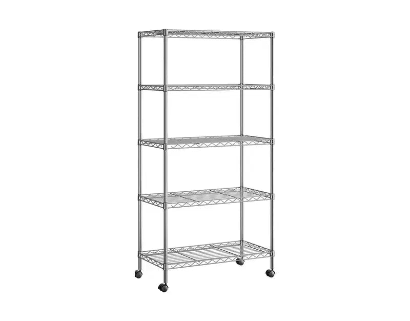5-Tier Steel Wire Shelving System