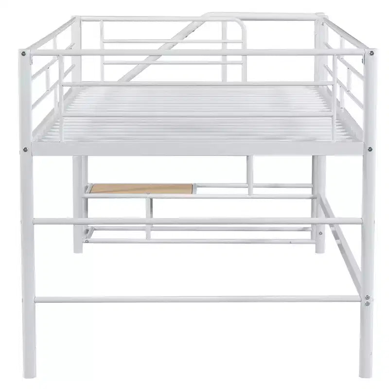 Łóżko półpiętrowe ze schodkami do przechowywania, 88.80'' dł. 41.40'' szer. 39.00 wys.