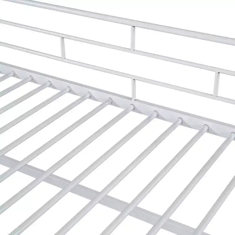Łóżko półpiętrowe ze schodkami do przechowywania, 88.80'' dł. 41.40'' szer. 39.00 wys.