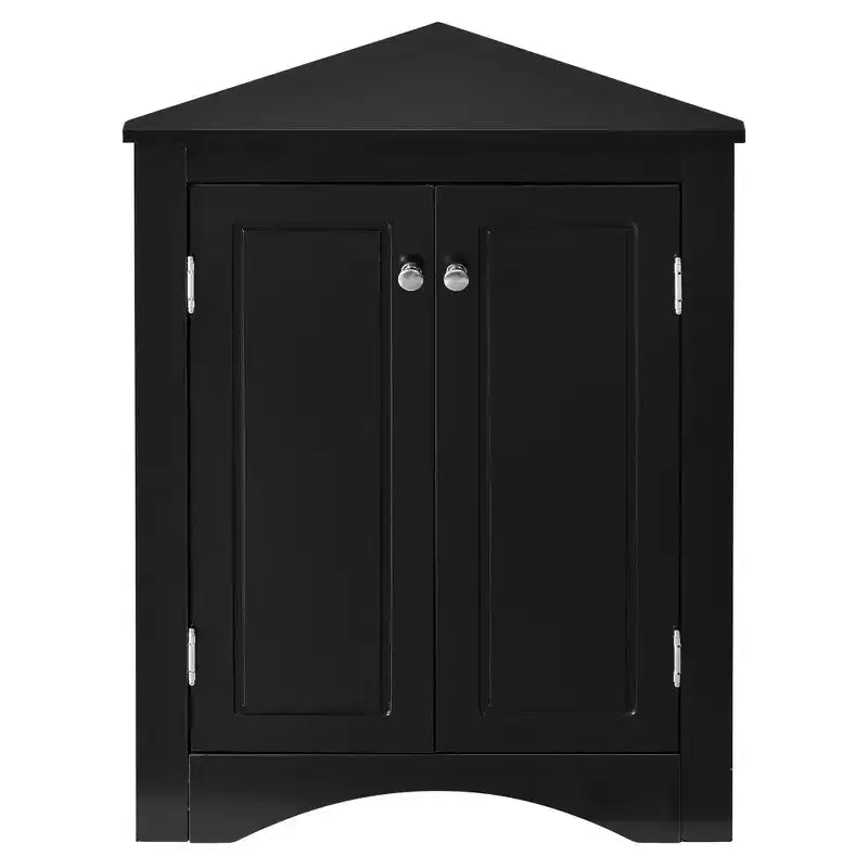 Triangle Bathroom Storage Cabinet Corner Cabinet with Adjustable Shelves