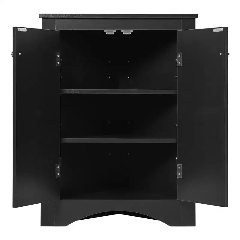 Triangle Bathroom Storage Cabinet Corner Cabinet with Adjustable Shelves
