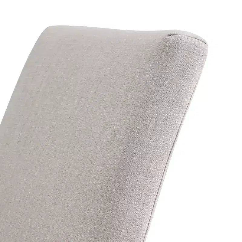 Sedie da pranzo imbottite in tessuto (set di 2) - naturale chiaro/beige